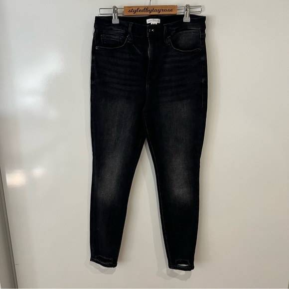 Good American Good Legs Skinny Jean Stretch Black - Picture 4 of 8